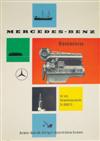 DESIGNER UNKNOWN. MERCEDES BENZ . Group of 5 posters. Circa 1950s. 33x23 inches, 84x59 cm.